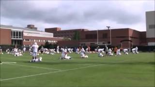 Scenes from UT football practice Aug 8 2012 [upl. by Ralli]