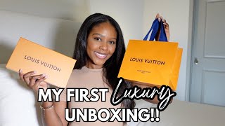 Unboxing My First Luxury Bag Louis Vuitton Felicie Pochette [upl. by Airehc887]