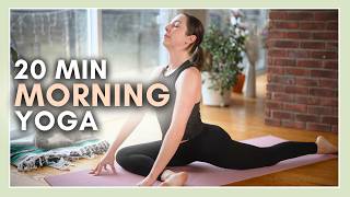 20 min Morning Yoga  Balance amp Lower Body [upl. by Eiahpets]