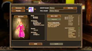 Realms of Arkania 2013 playthrough 2 Character Creation [upl. by Franciska278]