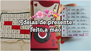 Ideias de presente feito a mão  dia dos namorados💖🫶🏻 [upl. by Vladi]