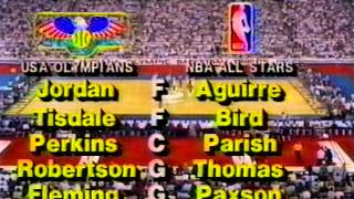 Michael Jordan  USA v NBA Stars 1984 [upl. by Ytineres]