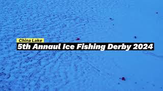 China Lake Ice Fishing Derby 2024 [upl. by Blasien]