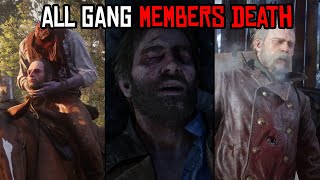 Death Cutscenes Of All Gang Members  Arthur Dutch John Micah amp Others  Red Dead Redemption 2 [upl. by Yekcir]