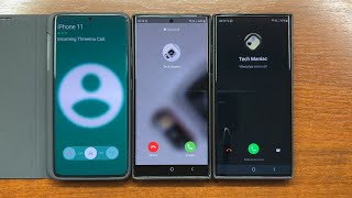 Samsung S21 Ultra vs S22 Ultra vs S23 Ultra Threema Signal WhatsApp Incoming Calls with Styluses [upl. by Feldt179]