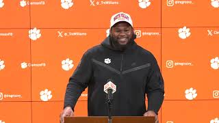 Tré Williams on Clemson defenses response vs Virginia Tech [upl. by Mandal]