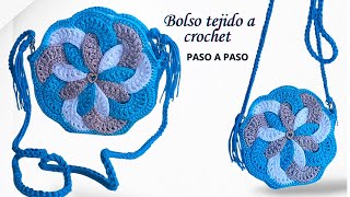 ❤ HERMOSO❤ monedero bolso tejido a CROCHET paso a paso  cartera tejida a crochet [upl. by Foy303]