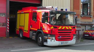 Kazernealarm Brandweer en Ambulance vertrekken met spoed vanaf Brandweerkazerne LilleLittré [upl. by Brianna]