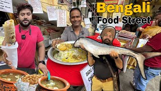 Delhis Famous Bengali Market Food Tour  Kathi Roll  Mishti Doi  Fish Fry [upl. by Celie]