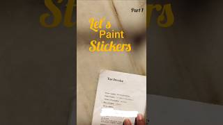 Diy stickers using Amazon invoice diy diysticker shorts [upl. by Gorrian891]