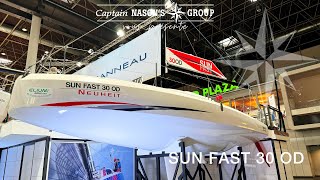 Visite du nouveau voilier JEANNEAU SUN FAST 30 OD au salon Boot Düsseldorf [upl. by Gilbye]