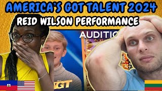 REACTION TO Reid Wilson  You Dont Own Me Live on AGT 2024  FIRST TIME WATCHING [upl. by Ochs]