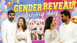 Most EMOTIONAL Video  Our Baby Gender reveal  Unique decor Outfits  Telugu vlogs from USA [upl. by Drusie532]