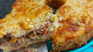 A Melhor TORTA com sobras de ARROZ que você vai comer na vida [upl. by Burroughs120]