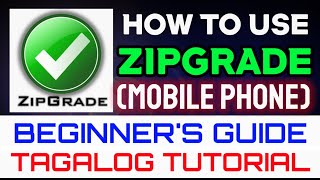 How To Use ZipGrade Mobile Phone  Beginners Guide  Tagalog Tutorial [upl. by Etteluap486]