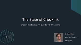 checkmk conference 7 The State of Checkmk [upl. by Darrell]