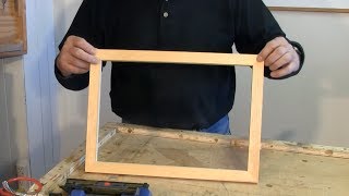 Making Picture Frames with a Sliding Mitre Saw  A woodworkwebcom woodworking video [upl. by Alleahcim]