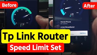 Tp Link Bandwidth Control in Bangla Enable and Disable Bandwidth [upl. by Fleda]