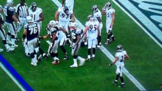 Ray Lewis jax up Julian Edelman GOOD HIT RAY [upl. by Hsiekal162]