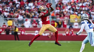 Top 10 Brandon Aiyuk Plays from the 2023 Season  49ers [upl. by Anividul]