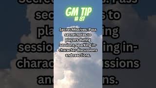 GM Tip 87 Secret Missives Enhancing RPG Sessions with Intrigue and Mystery [upl. by Pedro]