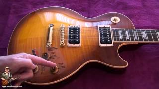 Gibson Jimmy Page Les Paul 1995 Guitar Rare closeup review [upl. by Ahsekad]