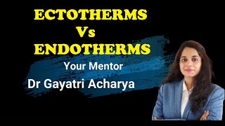 Ectotherms Vs Endotherms Difference between Ectotherms and endotherms [upl. by Wesa741]