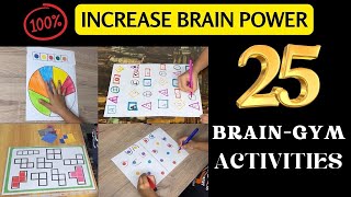 25 Brain gym Activities For Kids  Brain Gym Age 3 [upl. by Dazraf624]