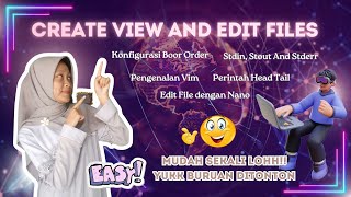 CREATE  VIEW  AND EDIT FILES MUDAHH GUYSS [upl. by Lled]