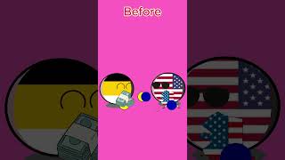 relations between Russia and countries before and now countryballs russia usa germany japan [upl. by Adon]