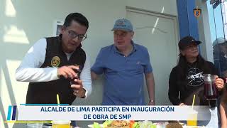 Entrega del mejoramiento de la av Eduardo de Habich y del Parque Cahuide 27 de octubre [upl. by Eenimod]