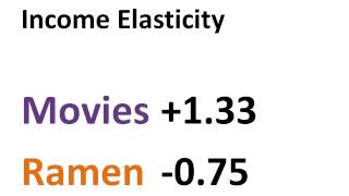 Income Elasticity [upl. by Yellas799]