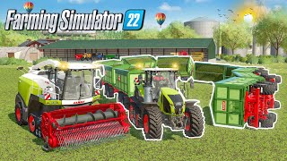 WORLD Largest TROLLEY Filled with GRASS In Fs22  Timelapse  Farming Simulator 22 [upl. by Uriiah]