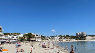 Paguera an Ostern 2022☀️ Badewetter 25 Grad im April⛱  Mallorca aktuell⏰  Rundgang🚶 [upl. by Rollo]