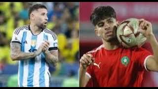 Argentina vs Morocco Highlights  Olympic Games Paris 2024 [upl. by Llerruj]