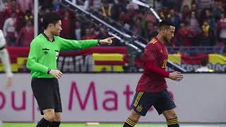 Espagne  Allemagne My reactions and comments gameplay EA Sports FC 24  Efootball 2021 [upl. by Ahsikar]