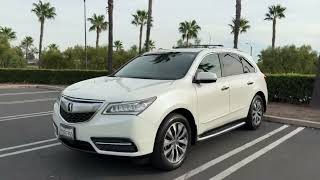 2014 Acura Mdx Tech with Rear Seat Entertainment Walk Around and Test Drive Demo [upl. by Regdor]