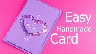 Easy Greeting Card Idea  Handmade Greeting Card  DIY Greeting Card  Birthday Greeting card [upl. by Brannon751]