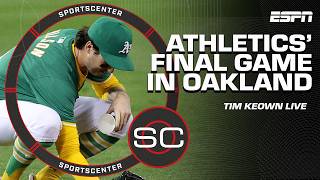 The Athletics play their final home game in Oakland ⚾️ Disgust and sorrow  Keown  SportsCenter [upl. by Buttaro999]