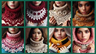 Top 100 TRENDING NECK WARMER DESIGN 2025 LACE CUTWORK CUTEST design [upl. by Yenoh933]