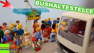 Playmobil Bushaltestelle 9813 auspacken seratus1 unboxing [upl. by Lamson]