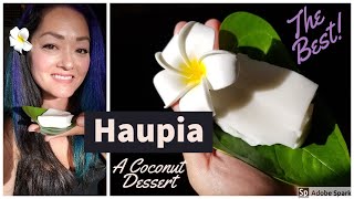 Haupia  The Easiest Coconut Dessert [upl. by Eamon]