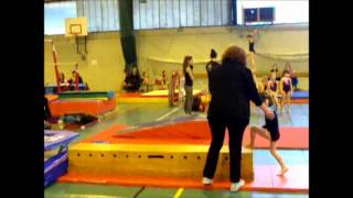 1ère compétition de gymnastique de ma championne♥♥ [upl. by Lecrad26]