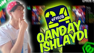 Efhub24 qanday ishlaydi   EFOOTBALL 2024 MOBILE [upl. by Oilejor]