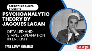 Psychoanalysis Theory by Jacques Lacan Simple explanation in English with notes For both UGamp PG [upl. by Jennie]