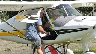 Rallye über den Wolken Deutschlandflug startet in Lübeck [upl. by Ecinna]