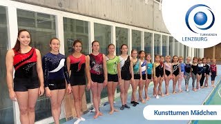 TV Lenzburg Turnshow 2017 Riegenvorstellung Kunstturnen Mädchen [upl. by Aistek]