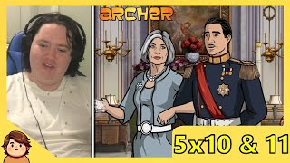 Archer  5x10 amp 11  Palace Intrigue  Part I and II  Reaction [upl. by Jessie]