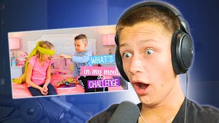 REACTING TO MY FIRST SIS VS BRO VIDEO [upl. by Bencion]