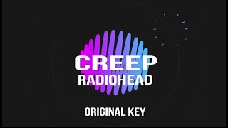 Creep  Piano Karaoke  Radiohead [upl. by Selyn]